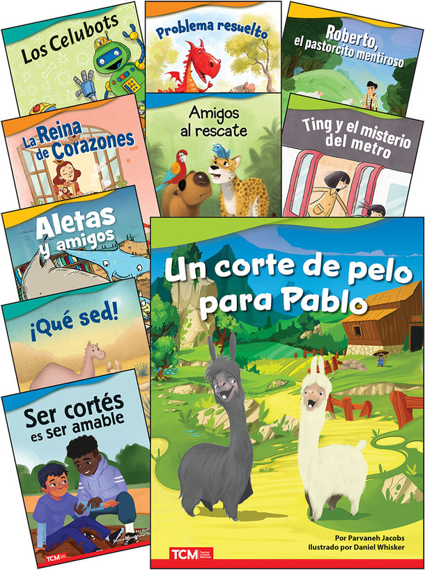 Literary Text 2nd Ed Grade 2 Set 1 Spanish: 10-Book Set,  (Multi-item Shrinkwrapped)