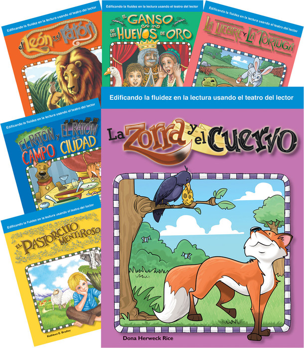 Children's Fables 6-Book Spanish Set,  (Paperback)