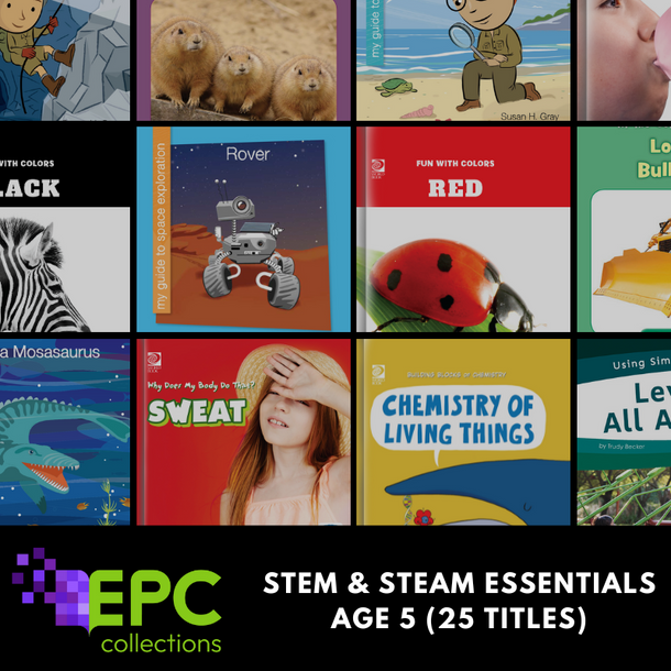 STEM & STEAM Essentials  for International Classrooms - Age 5 Collection (25 Titles)