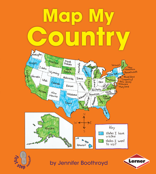 Map My Country (Paperback) by Jennifer Boothroyd