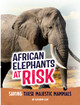 Animals at Risk: African Elephants at Risk (Hardcover)