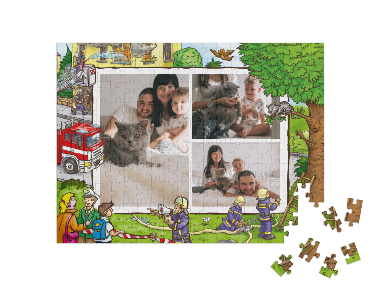 theme-puzzle-fire-brigade-200||pieces