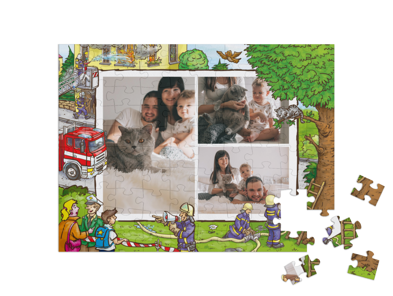 theme-puzzle-fire-brigade-100||pieces