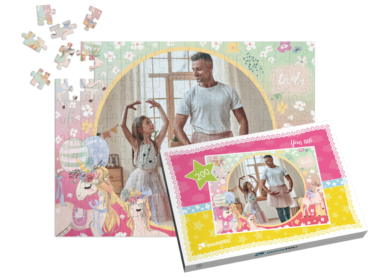 theme-puzzle-unicorn-200||pieces-with-box