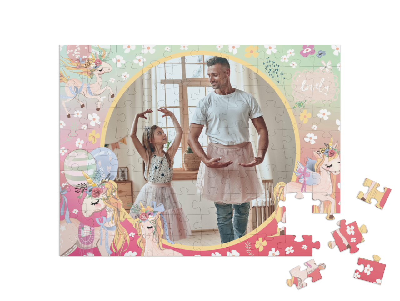 theme-puzzle-unicorn-100||pieces