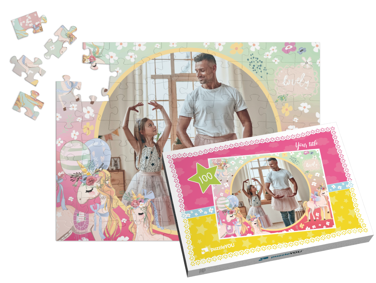 theme-puzzle-unicorn-100||pieces-with-box