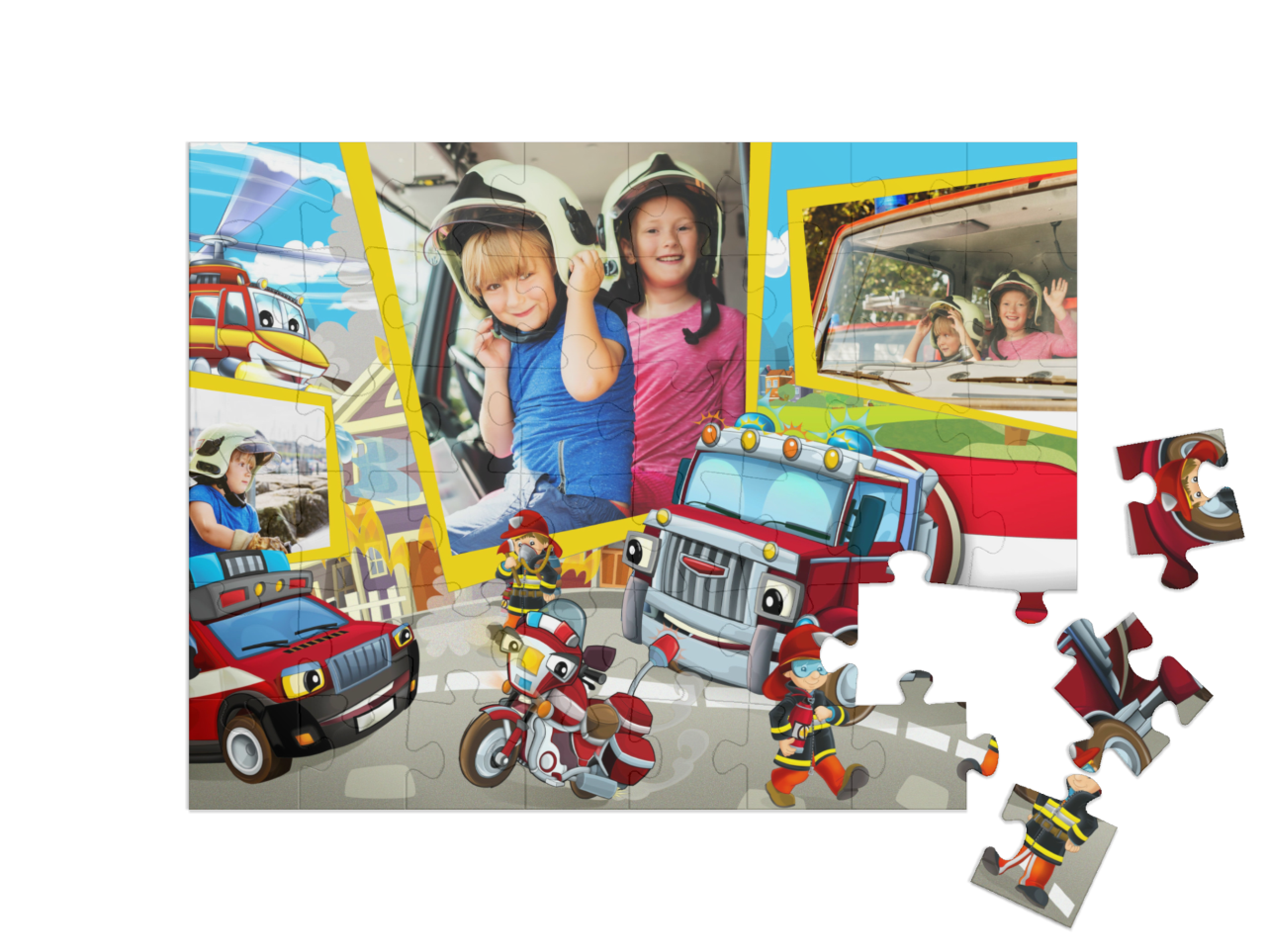 theme-puzzle-fire-brigade-48||pieces