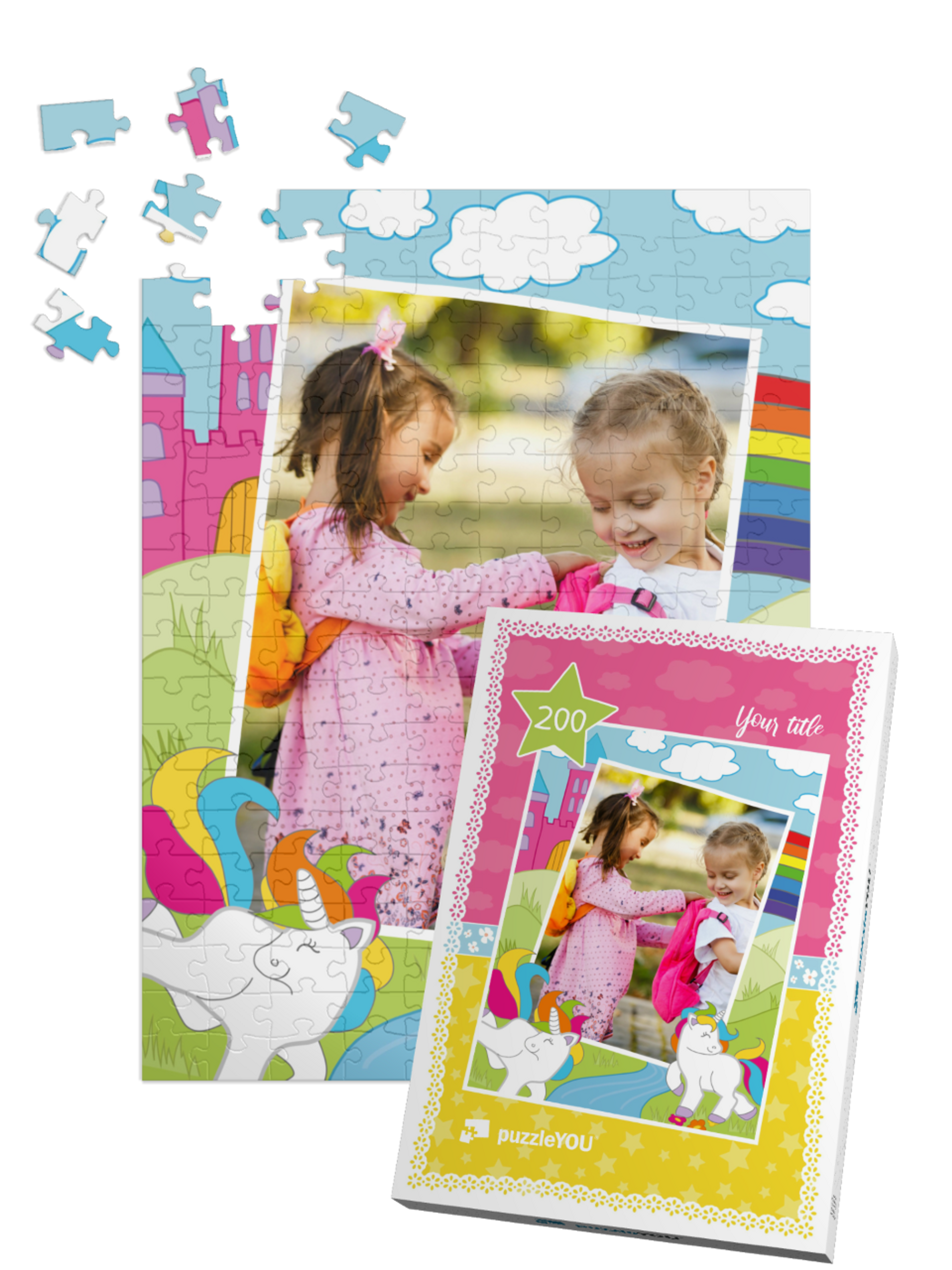 theme-puzzle-unicorn-200||pieces-with-box