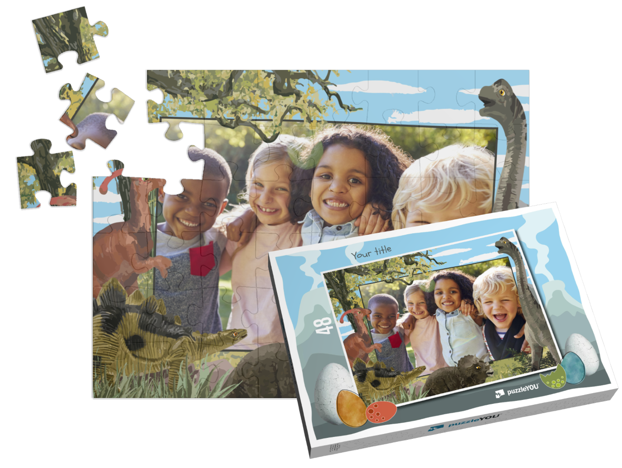 theme-puzzle-dinosaur-48||pieces-with-box