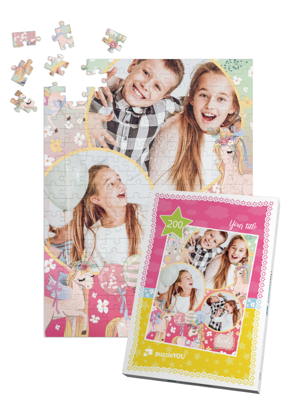 theme-puzzle-unicorn-200||pieces-with-box