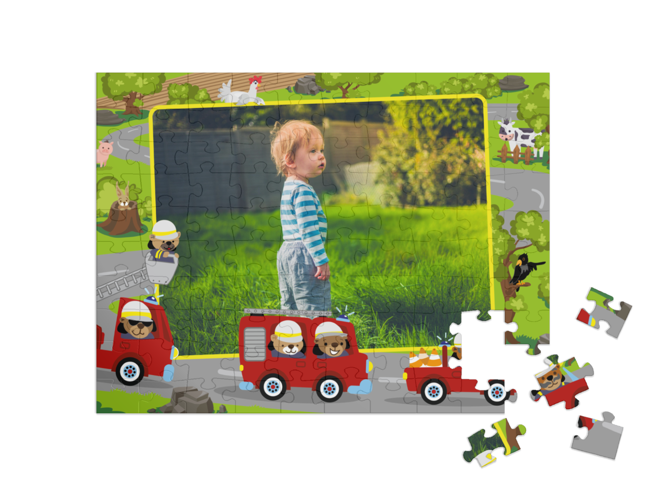 theme-puzzle-fire-brigade-100||pieces