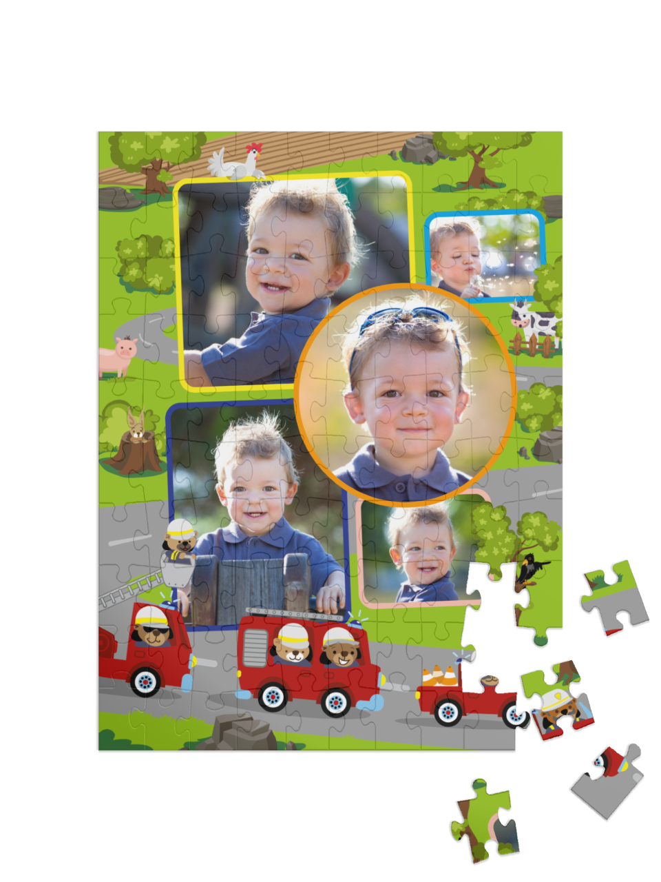 theme-puzzle-fire-brigade-100||pieces