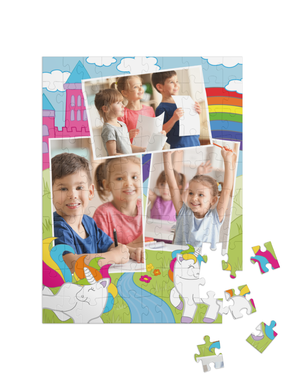theme-puzzle-unicorn-100||pieces