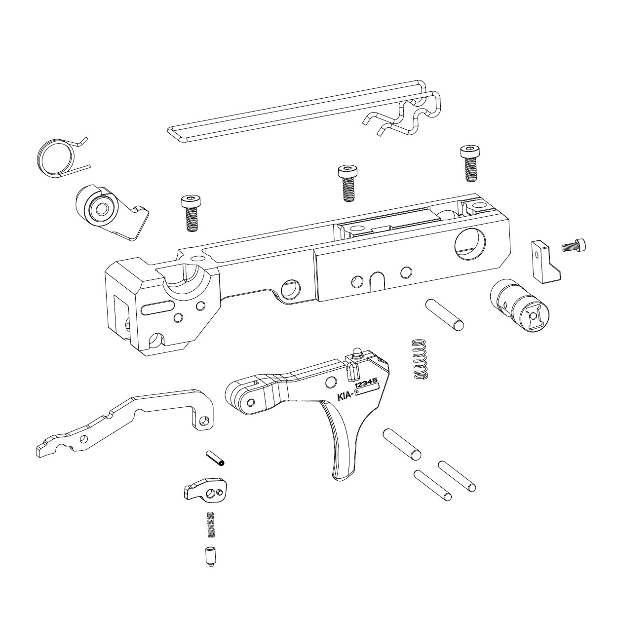 KRISS Vector Fire Control Group / Semi-auto / Rimfire