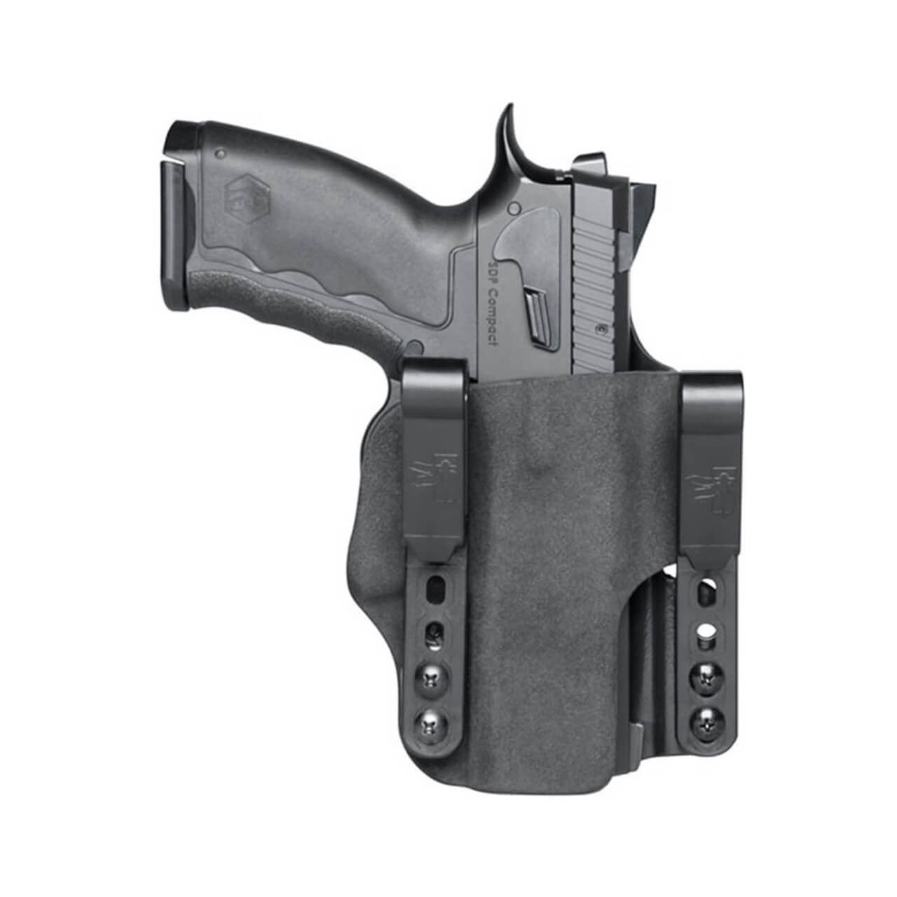 HSP Incog IWB Right Handed Holster Black Fuzz on Black