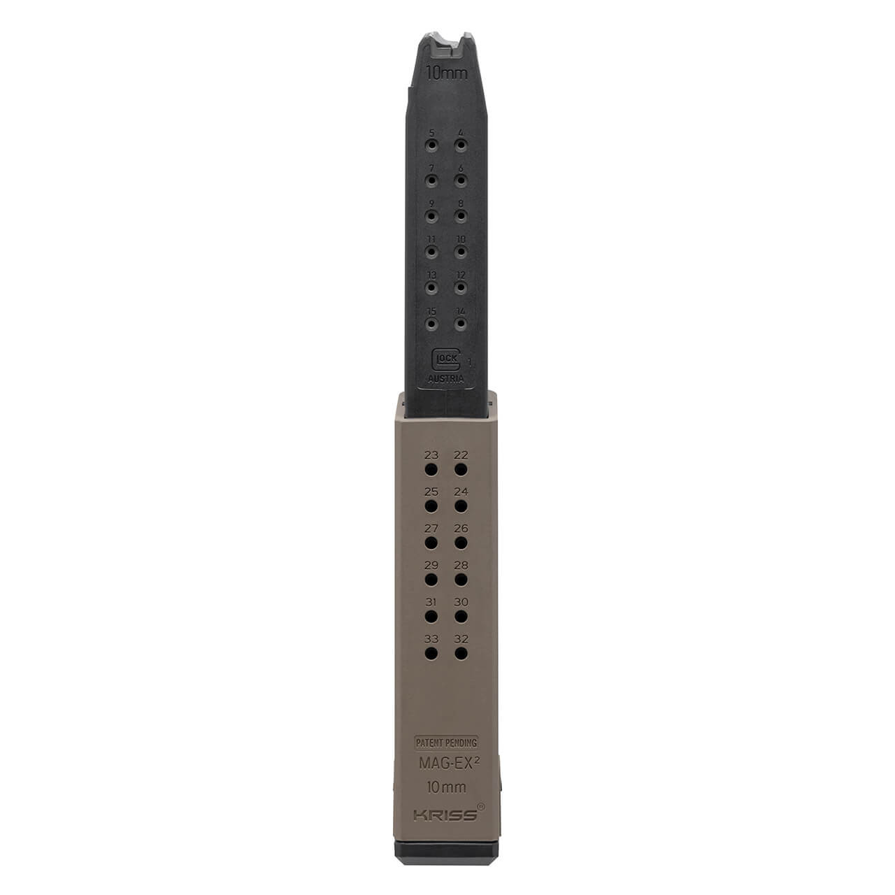 KRISS MagEx2 G20 / 33 rd / Cal 10MM / FDE