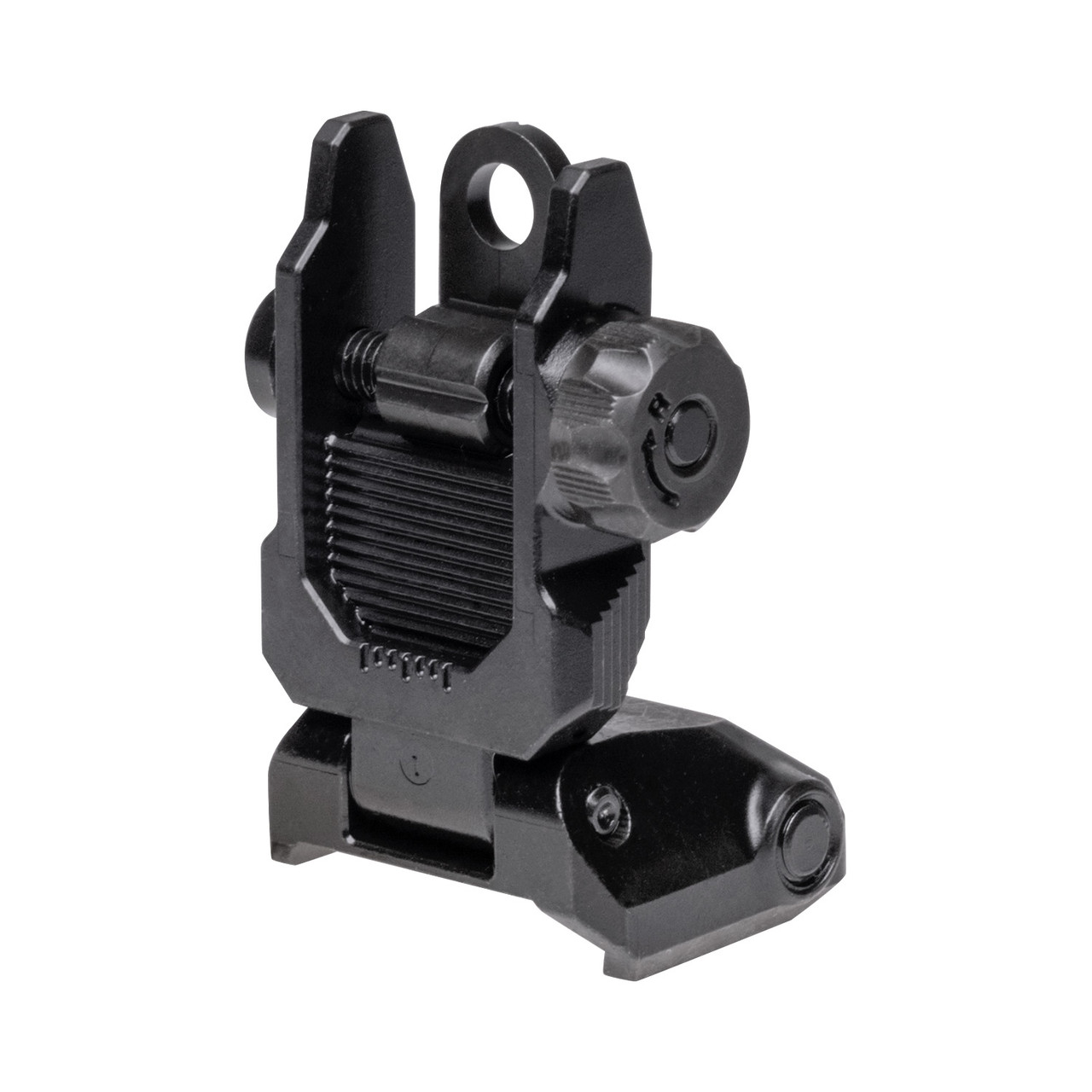 Low Profile Front and Rear Steel Flip Sights Set