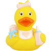 Baby Girl Rubber Duck by LILALU bath toy | Ducks in the Window