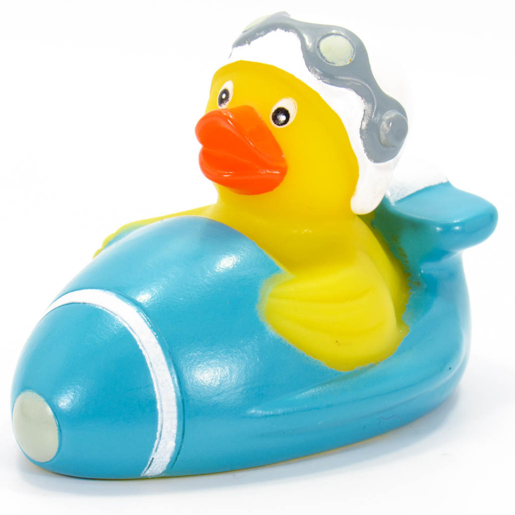 Speed Boat Rubber Duck | Ducks in the Window
