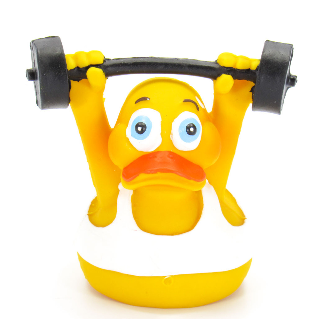 Weightlifter Work Out Rubber Duck Ducks in the Window®
