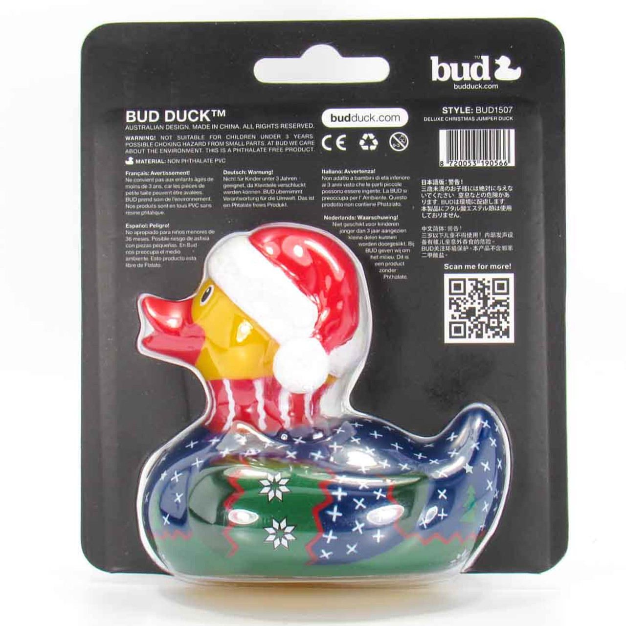 Christmas Jumper (Bad Sweater) Rubber Duck (Elegant Packaging)