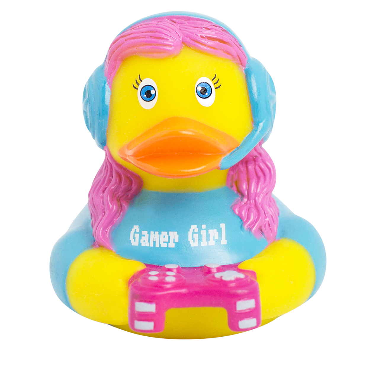 Gamer Girl Rubber Duck Bath Toy by LiLaLu
