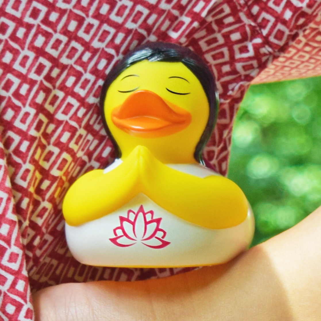 Yoga Rubber Duck Bath Toy by LiLaLu | Ducks in the Window