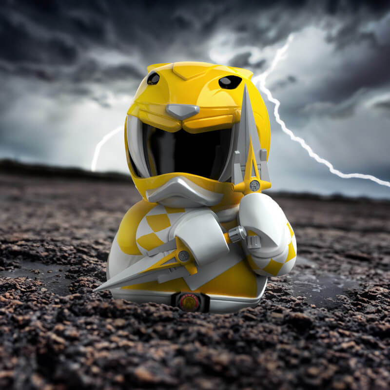 mighty duck 石崎ひゅーい Official Limited Edition Yellow Ranger Power Rangers TUBBZ Limited