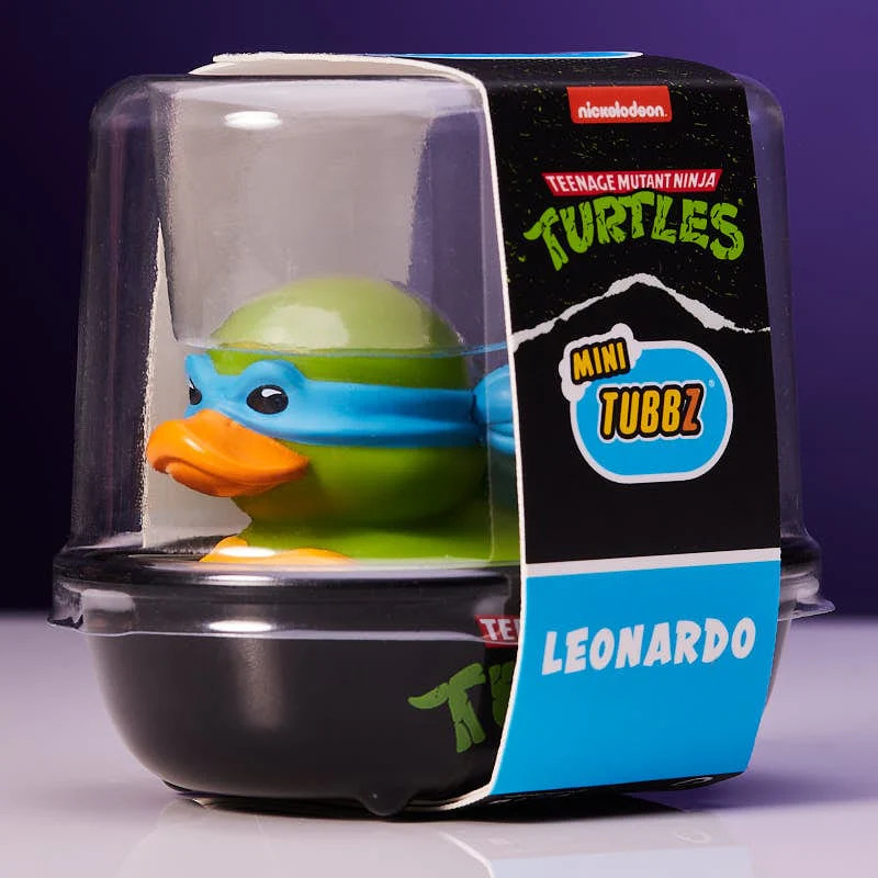 Official Mini Teenage Mutant Ninja Turtles Leonardo TUBBZ Rubber