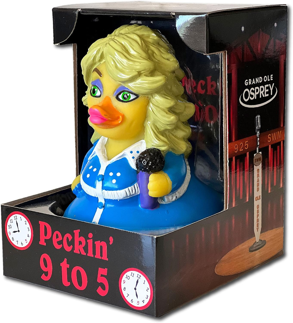 Peckin 9 to 5 Rubber Duck | Ducks in the Window