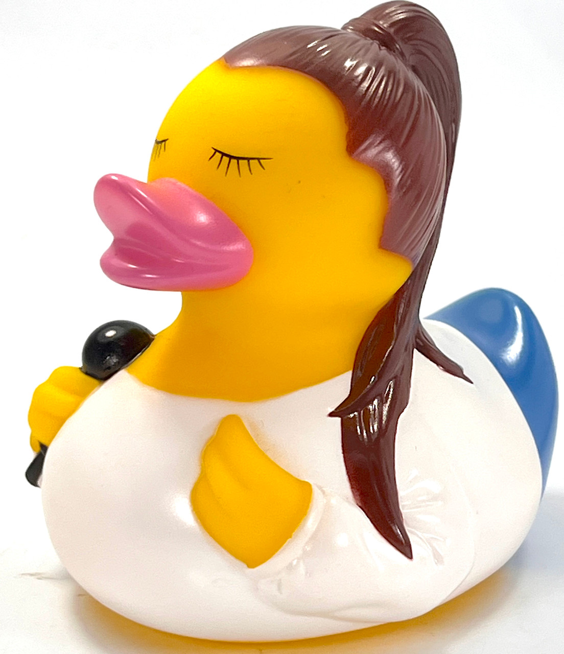 Female singer Rubber Duck Bath Toy by LiLaLu | Ducks in the Window