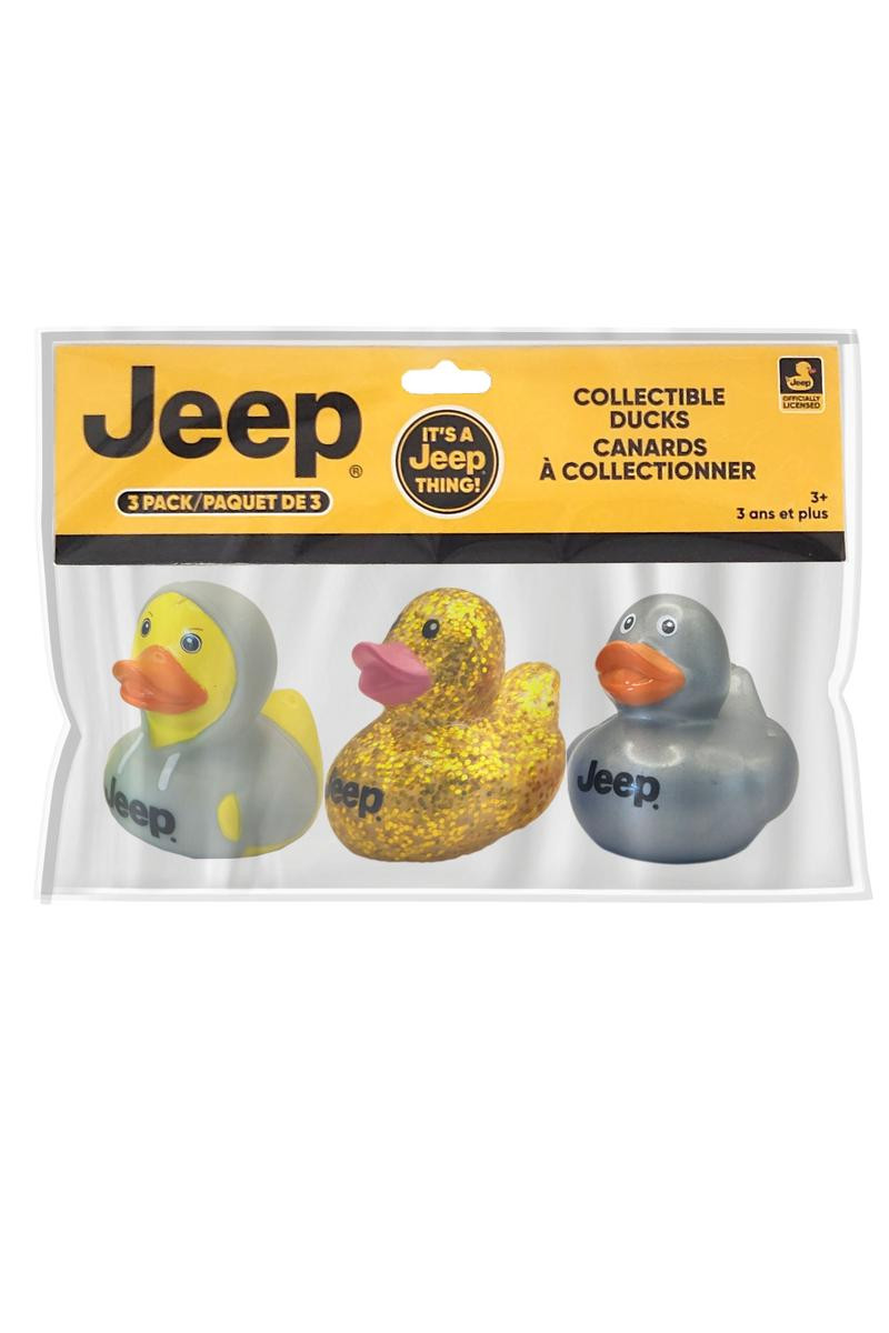 Jeep ダック ノベルティ 大 小 Jeep Brand Small Rubber Duck Gift Bundle of 3 | Ducks in the Window