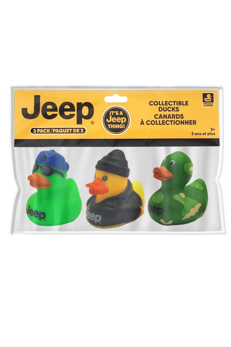 Jeep ダック ノベルティ 大 小 Jeep Brand Small Rubber Duck Gift Bundle of 3 | Ducks in the Window