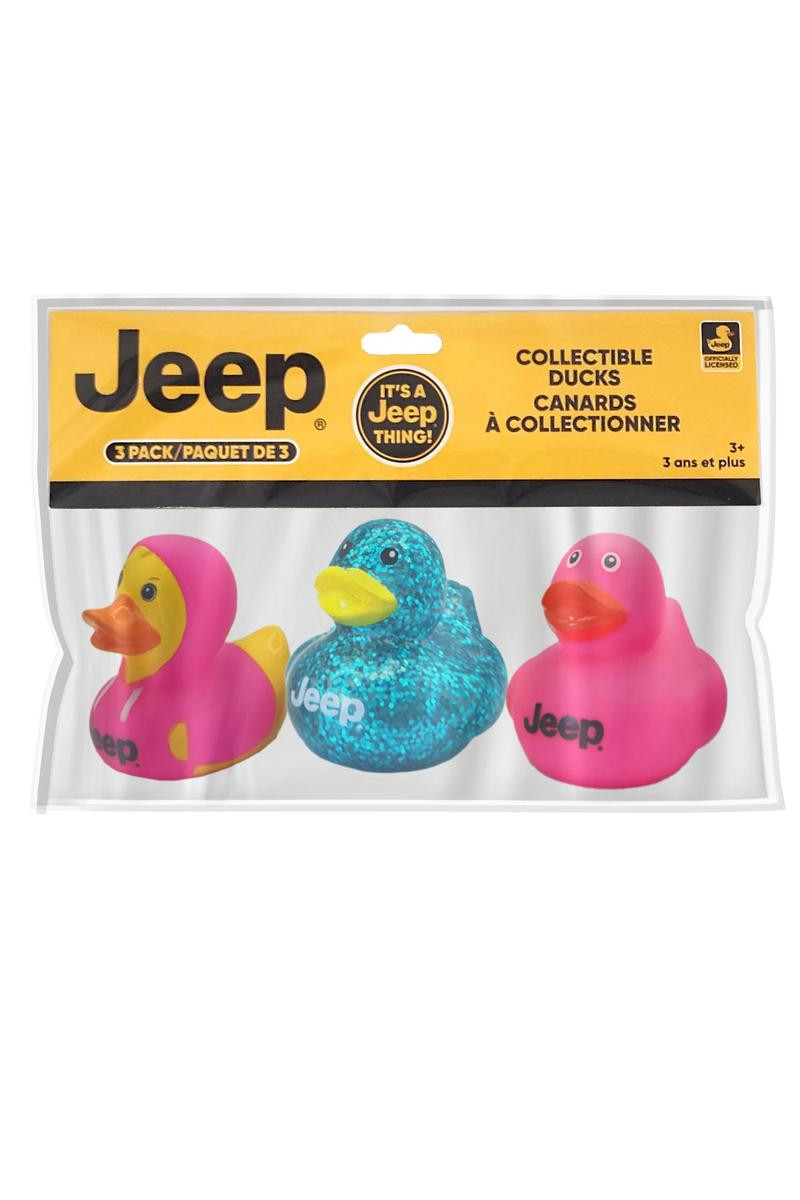 Jeep Brand Small Rubber Duck Gift Bundle of 3 | Ducks in the Window
