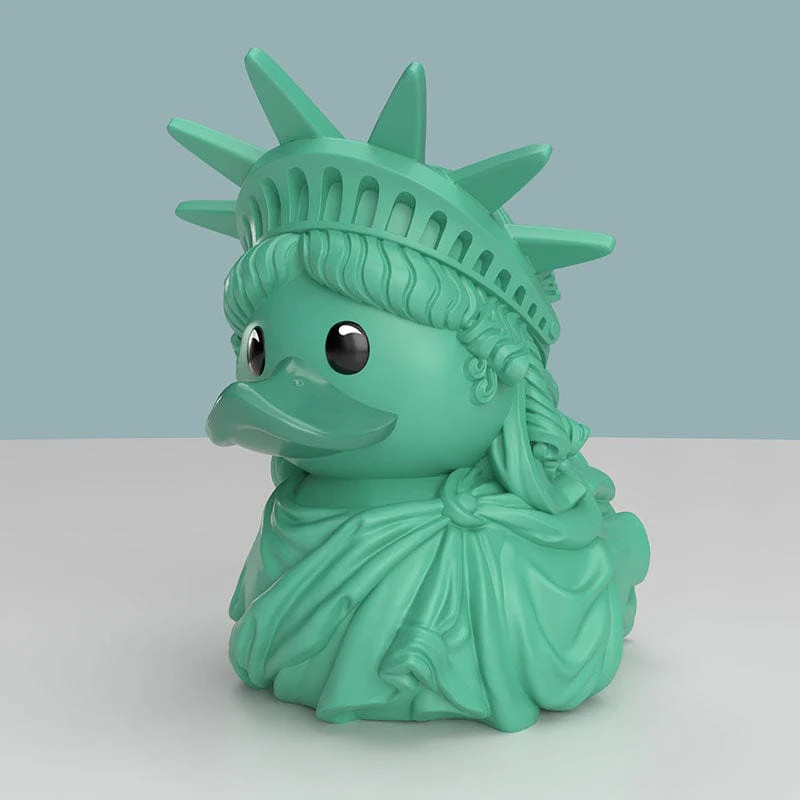 Mini Statue of Liberty USA Rubber Duck Collectible Bath Tub