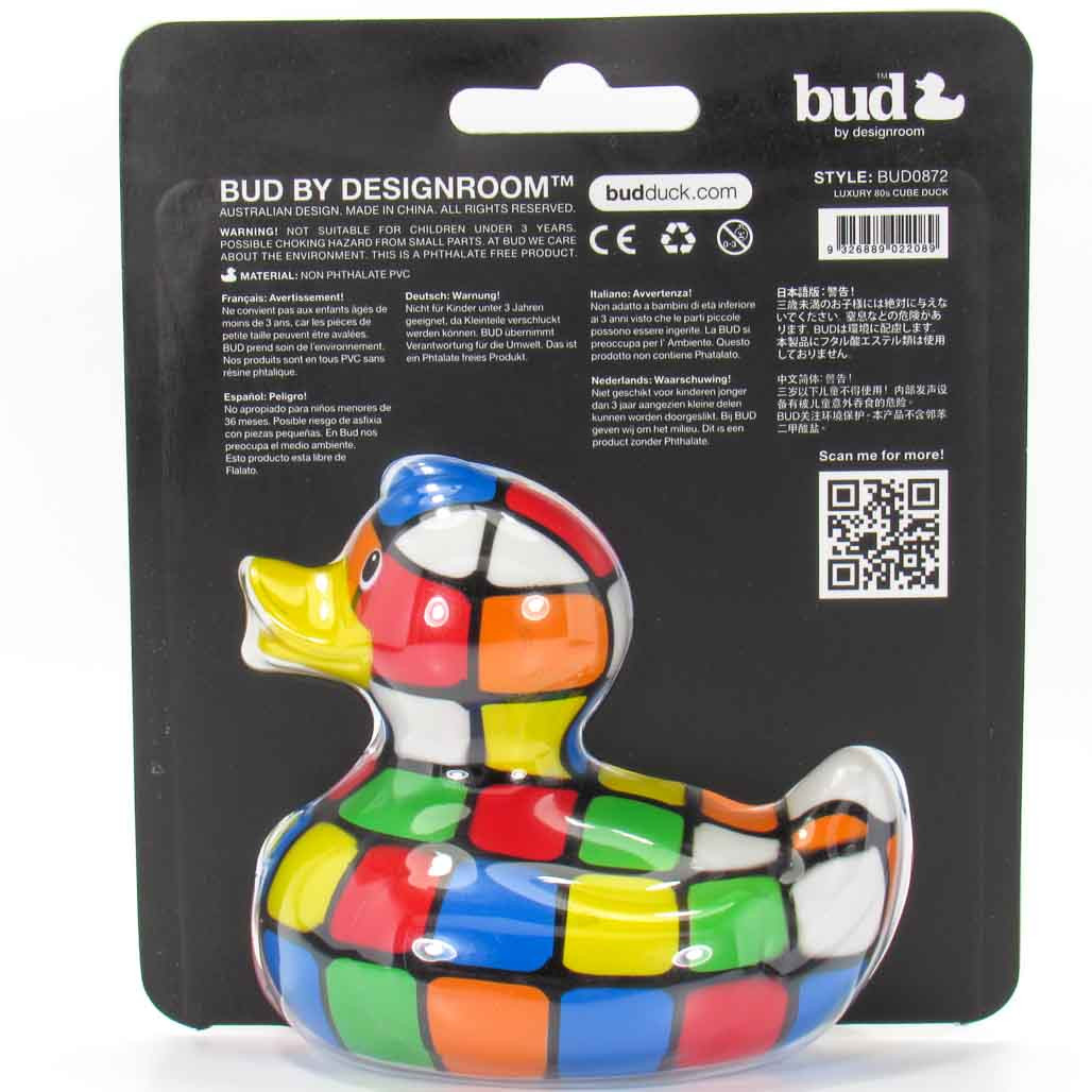 80s Cube Duck | Duck Stuff | Rubber Duck Shop