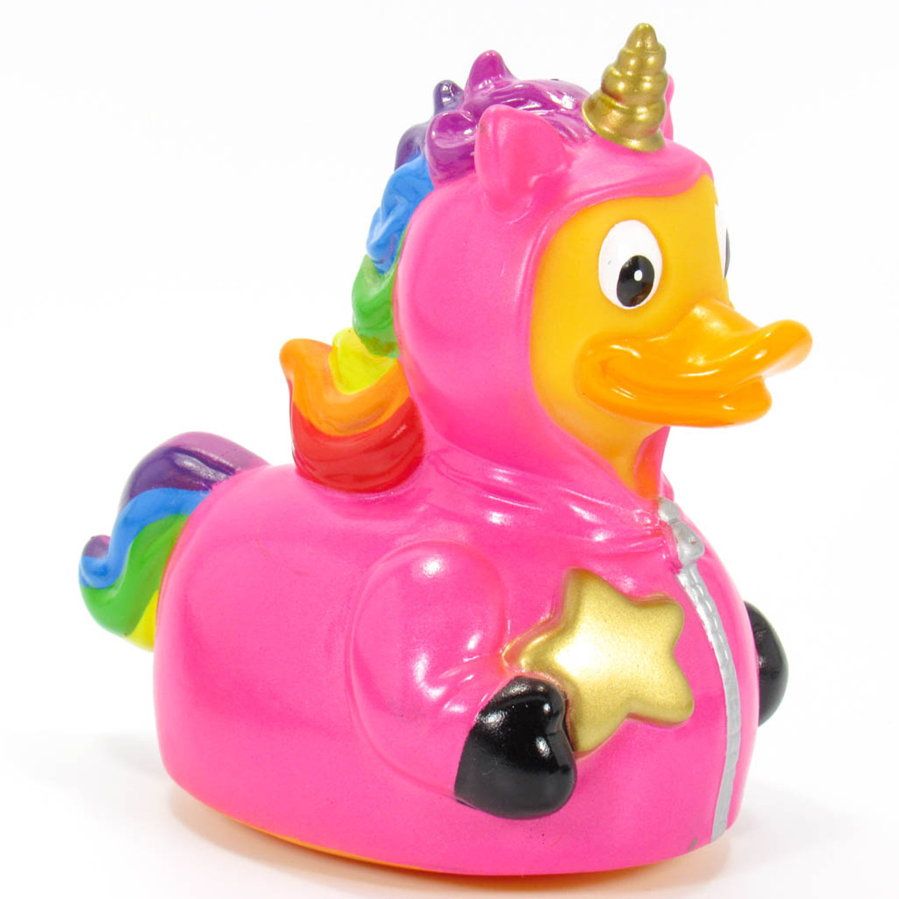 Rainbow Rubber Bud Duck  Personalised Rubber Duck