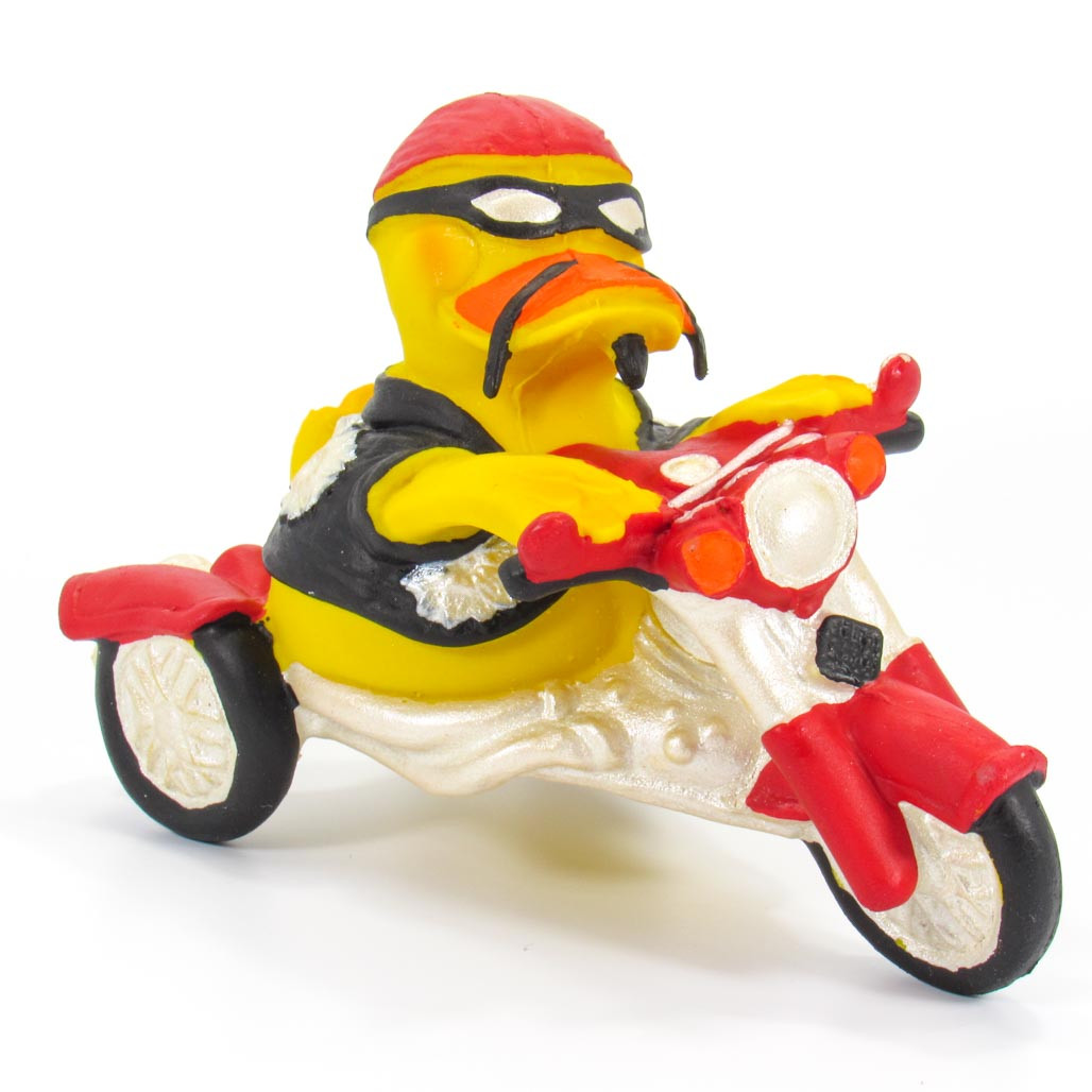 Motorcyle Rubber Duck Ducks in the Window®