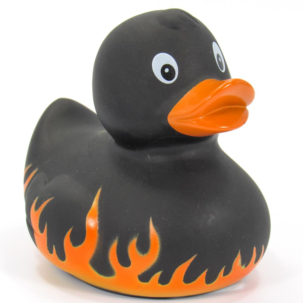 Flames Rubber Duck | Ducks in the Window®