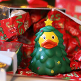 Christmas Tree Holidays Rubber Duck by LILALU bath toy | Ducks in the Window