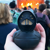 Cyber space Star Wars  Rubber Duck by LILALU bath toy | Ducks in the Window