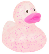 Glitter Confetti Pink Rubber Duck