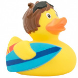 Surfer Boy Rubber Duck by LILALU bath toy | Ducks in the Window