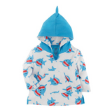 Shark Terry Cloth  Baby Coverup by Zoocchini | Ducks in the Window®