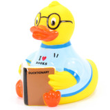 Library Reader Rubber Duck by Yarto | Ducks in the Window®