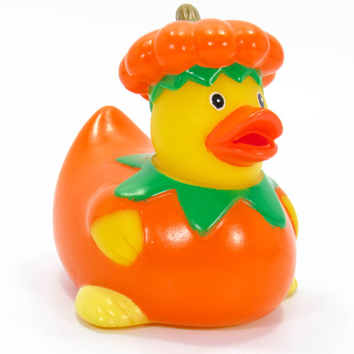 Pumpkin Thanksgiving Rubber Duck by Ad Line | Ducks in the Window®