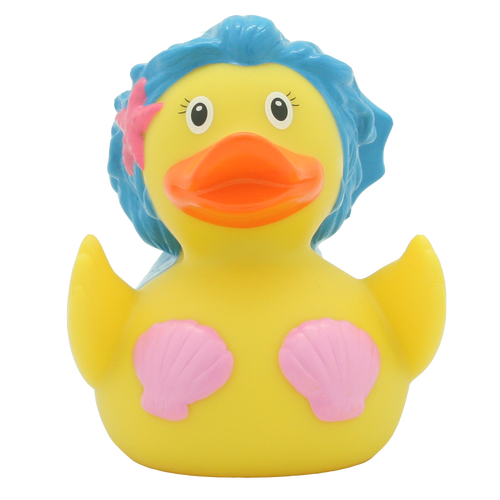 Mermaid Blue Rubber Duck by LILALU bath toy | Ducks in the Window