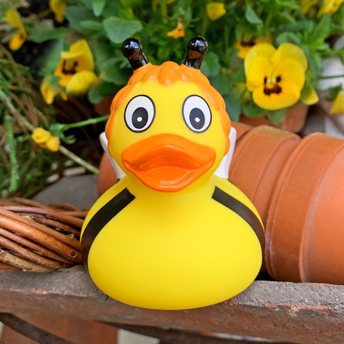Bumble Bee Susies Rubber Duck by LILALU bath toy | Ducks in the Window