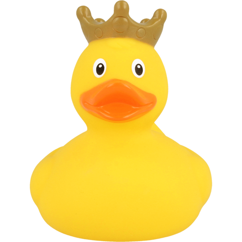 Yellow Crown Rubber Duck by LILALU bath toy | Ducks in the Window