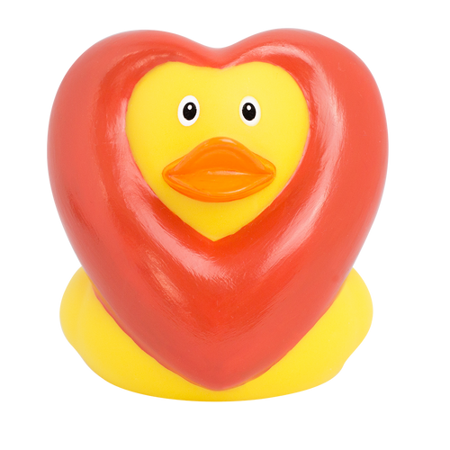 Heart Live St. Patricks Day Vagina Rubber Duck by LILALU bath toy | Ducks in the Window